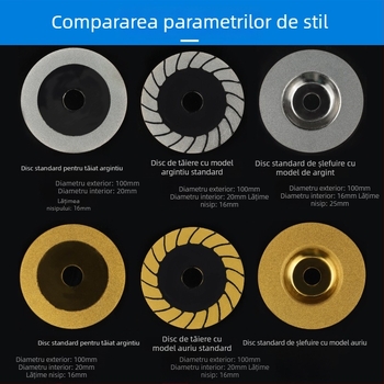 Disc diamantat pentru tăierea sticlei, Disc diamantat pentru șlefuirea plăcilor, Disc de lipire cu îmbinări — Galvanizat, pentru prelucrarea profundă a sticlei, Marcă privată autorizată Yadong