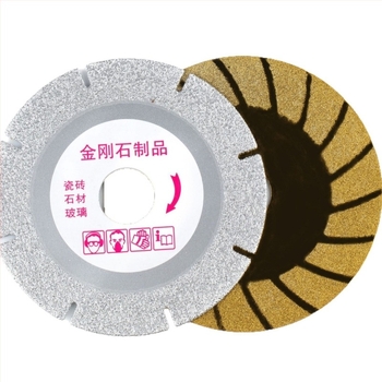 Disc diamantat pentru tăierea sticlei, Disc diamantat pentru șlefuirea plăcilor, Disc de lipire cu îmbinări — Galvanizat, pentru prelucrarea profundă a sticlei, Marcă privată autorizată Yadong