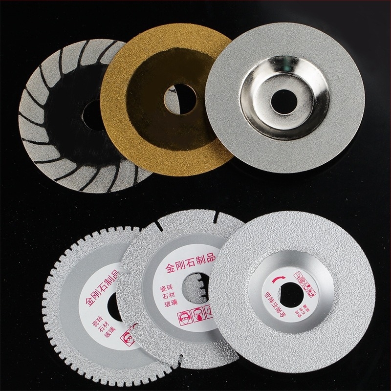 Disc diamantat pentru tăierea sticlei, Disc diamantat pentru șlefuirea plăcilor, Disc de lipire cu îmbinări — Galvanizat, pentru prelucrarea profundă a sticlei, Marcă privată autorizată Yadong