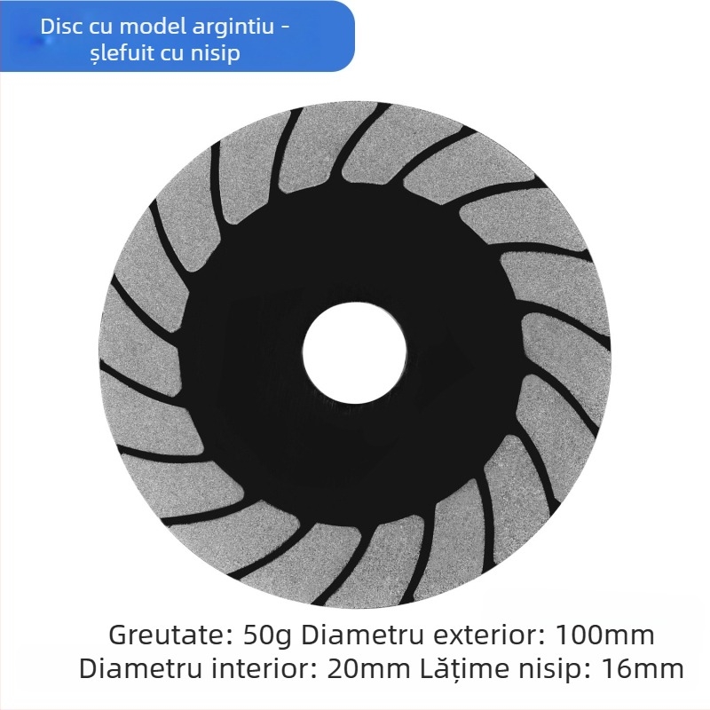 Disc diamantat pentru tăierea sticlei, Disc diamantat pentru șlefuirea plăcilor, Disc de lipire cu îmbinări — Galvanizat, pentru prelucrarea profundă a sticlei, Marcă privată autorizată Yadong
