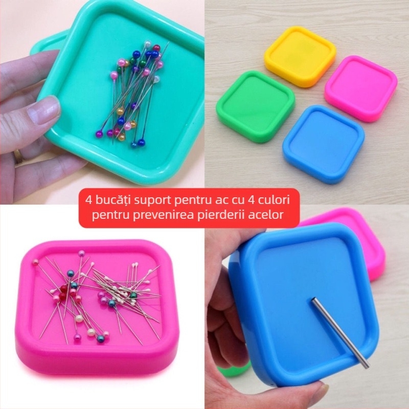 Granny Cutie Magnetică pentru Depozitarea Ațelor – Pentru Broderie încrucișată, Suport Anti-Pierdere – Instrument DIY Manual