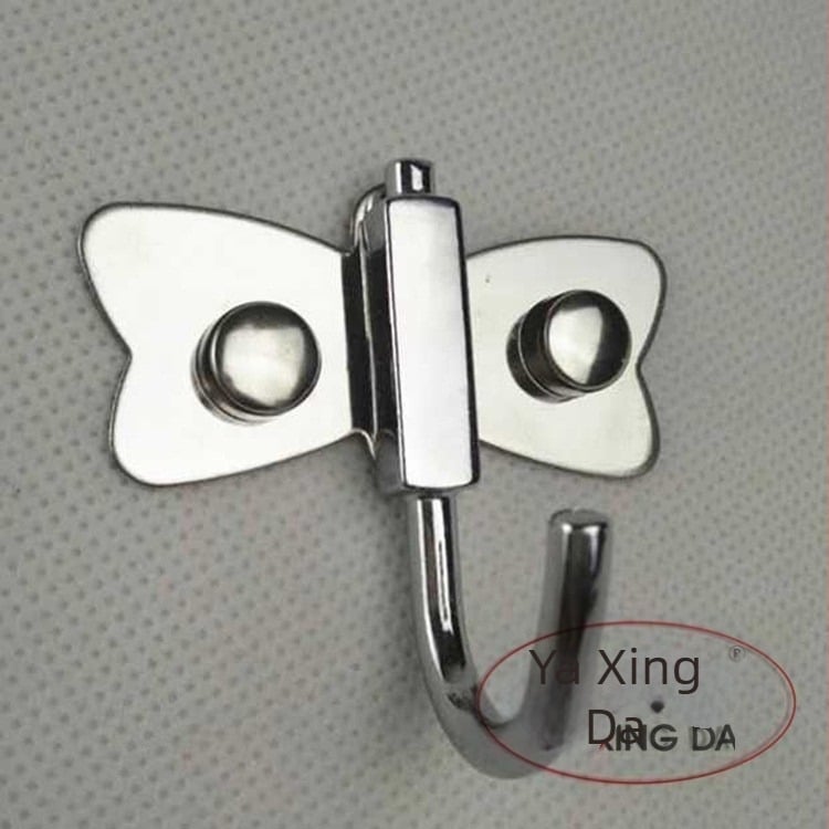 Yaxing Da cuier din oțel inoxidabil, cârlig unic, design fluture, 15 kg capacitate, suport pentru prosoape de baie, stil modern minimalist