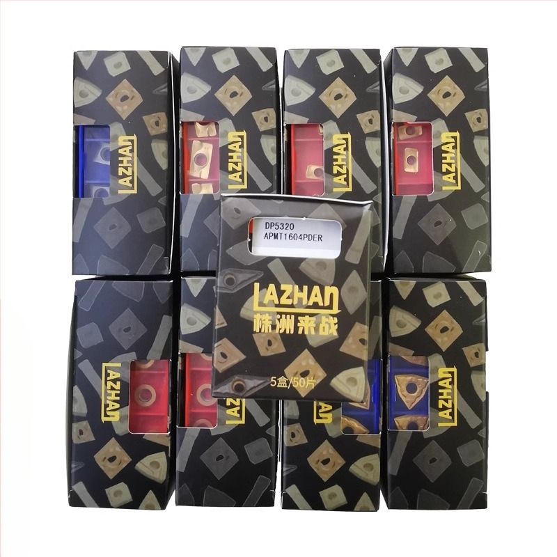 Inserție de frezare CNC pentru cupru/aluminiu - APKT1604PDFR-MA, APKT1135PDER-MA, H01 | Zhuzhou