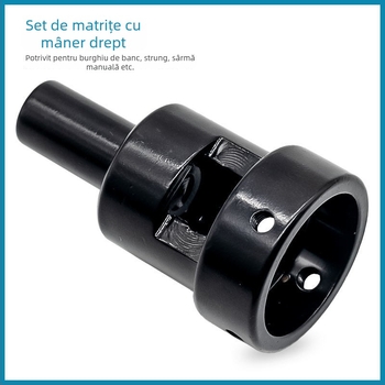 Set de filetare pentru utilizare manuală și mecanică, compatibil cu strung și freză, include unelte de tăiere a filetei