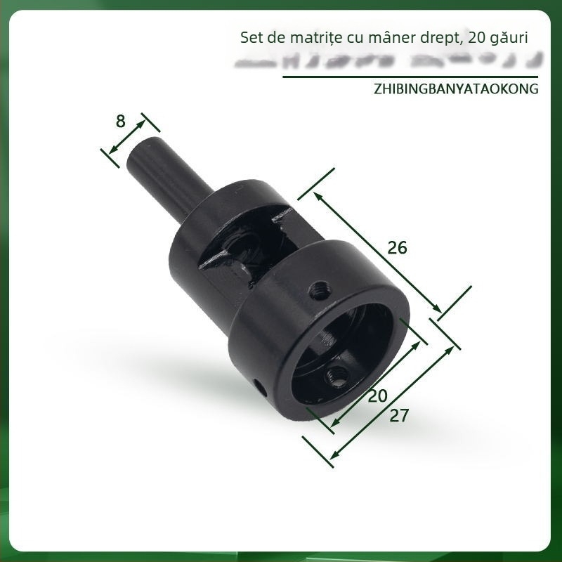 Set de filetare pentru utilizare manuală și mecanică, compatibil cu strung și freză, include unelte de tăiere a filetei