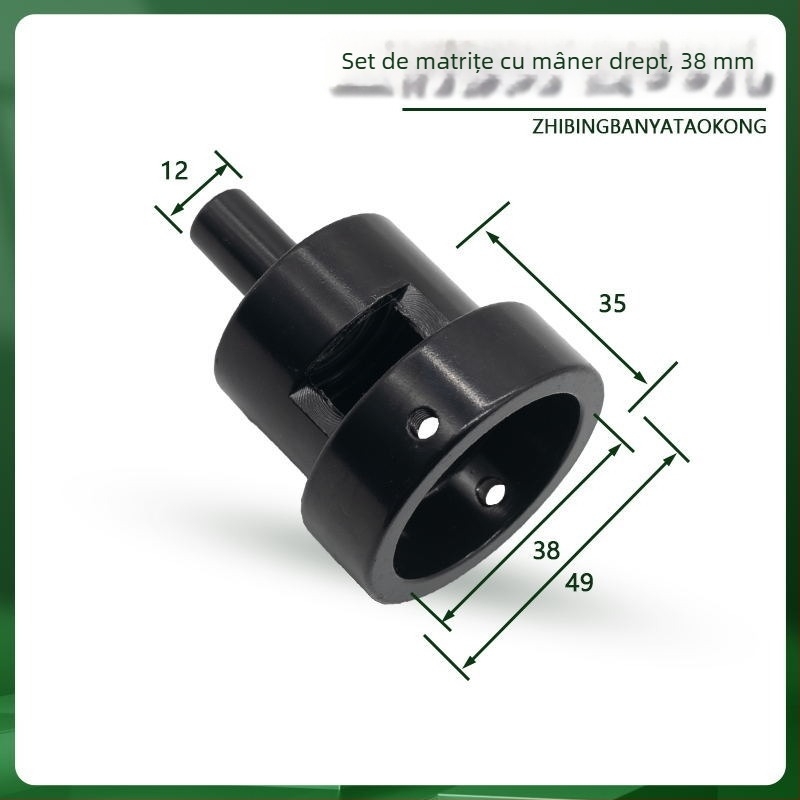 Set de filetare pentru utilizare manuală și mecanică, compatibil cu strung și freză, include unelte de tăiere a filetei