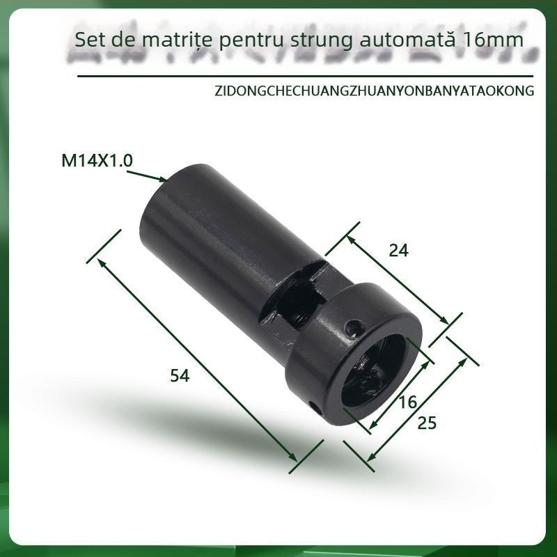 Set de filetare pentru utilizare manuală și mecanică, compatibil cu strung și freză, include unelte de tăiere a filetei