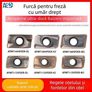 Dragon insert pentru frezare matrițe, freză cu umăr pătrat, APMT1604, APMT1135, RPMT1204