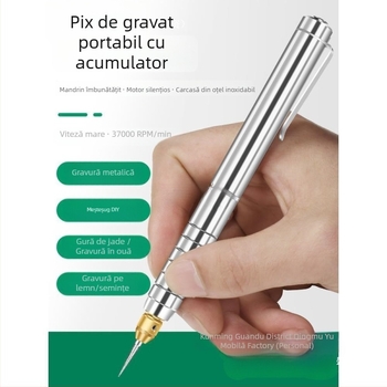 Peniță de gravură pentru plăcuțe și gravură pe metal/jad — alimentare pe baterii, DC 10-30V, Brand: Other, Domeniu de utilizare: gravură pe plăcuțe și metal/jad