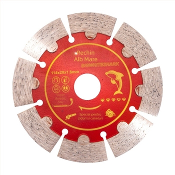 Lama diamantata pentru beton, pentru sloturi, sinterizata – marca Great White Shark