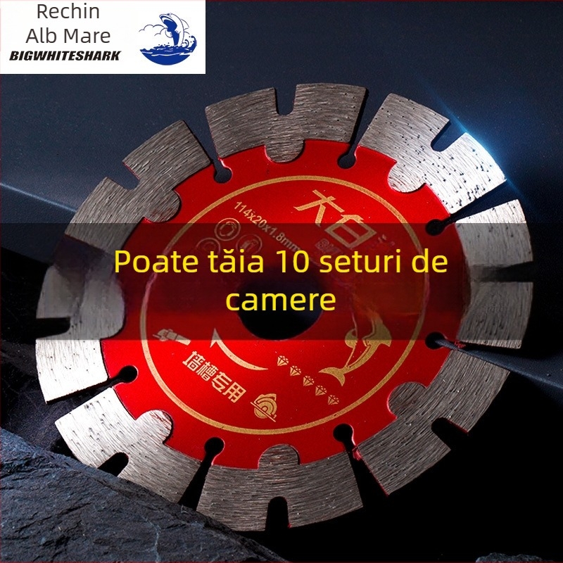 Lama diamantata pentru beton, pentru sloturi, sinterizata – marca Great White Shark