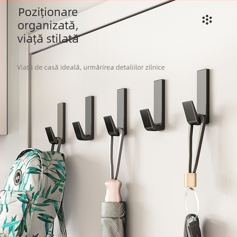 Cuier haine – aluminiu Space, Xibaijia, stil minimalist, finisare prin pulverizare