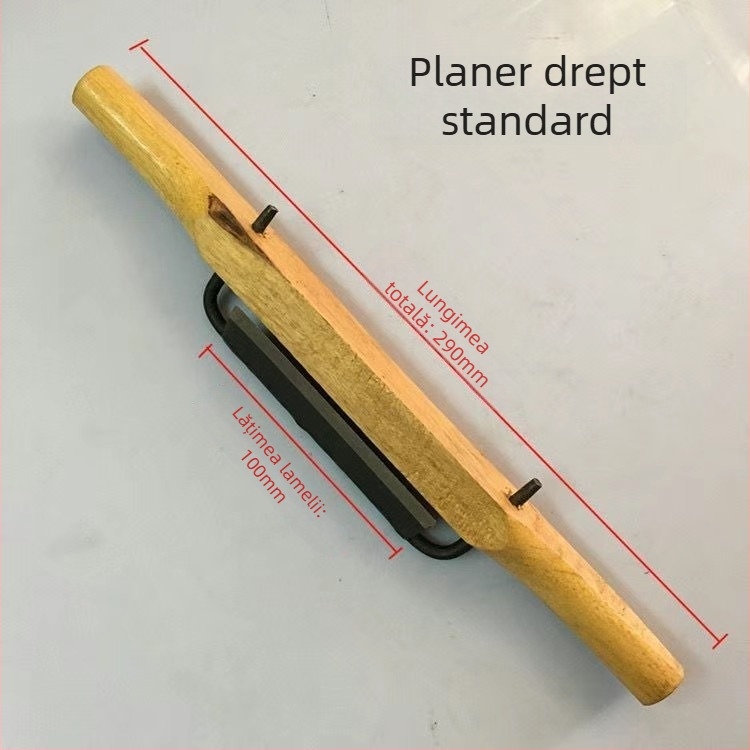 Planer din lemn palisandru pentru tâmplă, cu lamă de fier