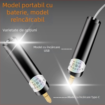 Freza electrică portabilă pentru gravură pe jad și lemn, set complet, puternică, reglare continuă a vitezei, alimentare la priză, 3.7V (3.7–5V)