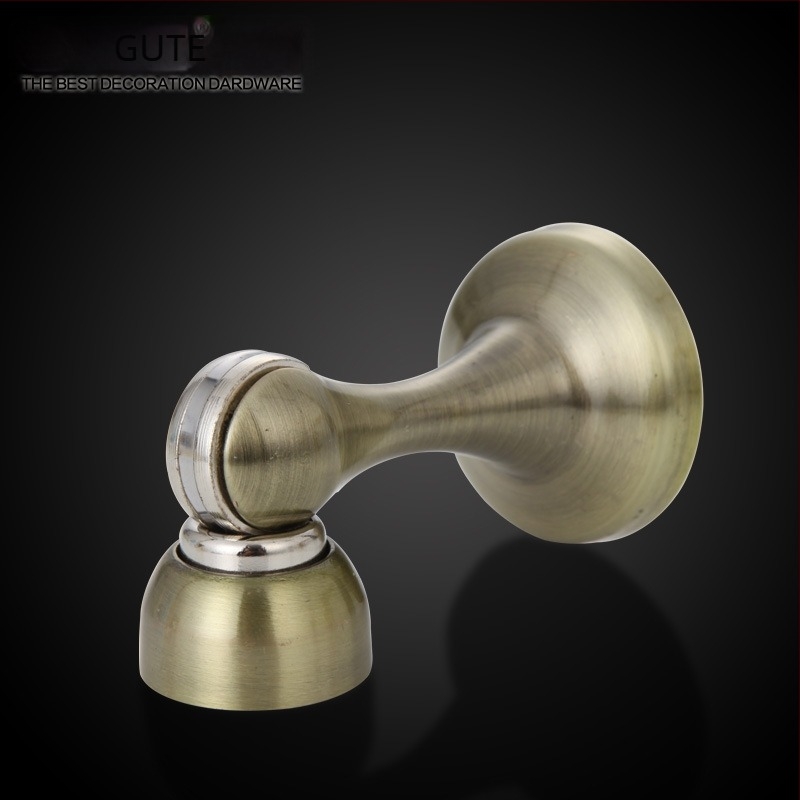 Stopper de ușă 209, oțel inoxidabil 201, montaj pe perete, retenție magnetică, control manual