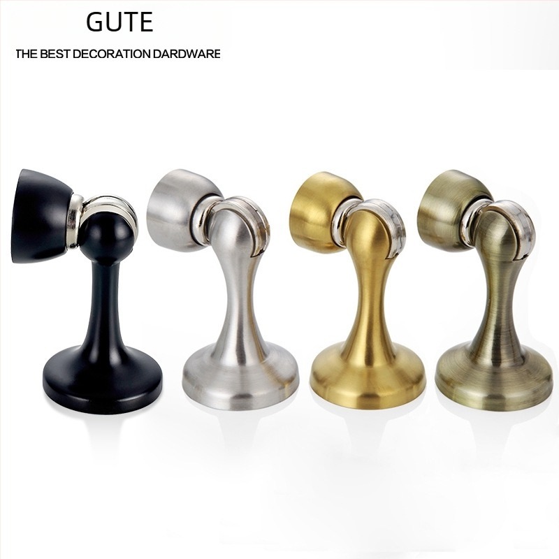 Stopper de ușă 209, oțel inoxidabil 201, montaj pe perete, retenție magnetică, control manual