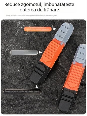 Plăcuțe de frână pentru biciclete de șosea, tip C, frânare mecanică, brand Lebycle