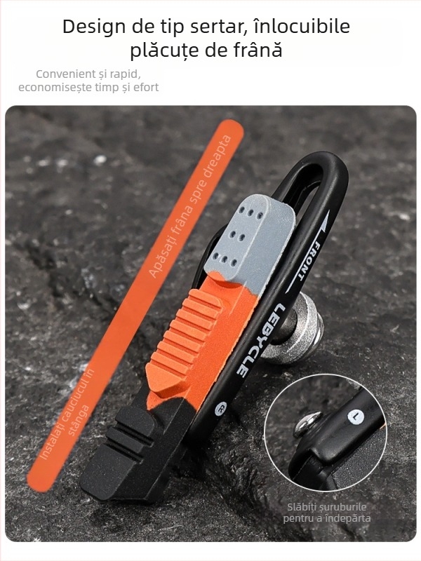 Plăcuțe de frână pentru biciclete de șosea, tip C, frânare mecanică, brand Lebycle