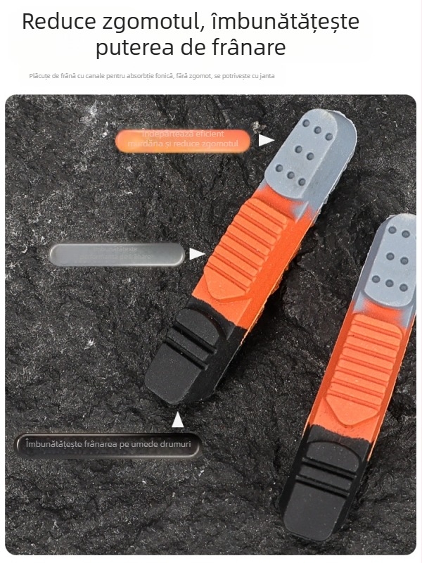 Plăcuțe de frână pentru biciclete de șosea, tip C, frânare mecanică, brand Lebycle