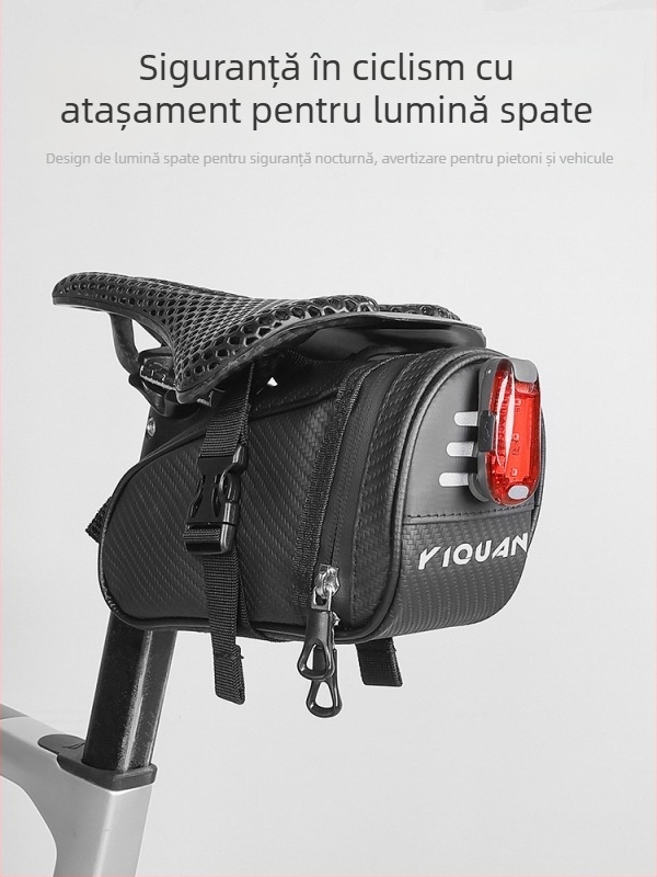 Geantă posterioară pentru bicicletă cu set portabil de unelte pentru MTB și biciclete de drum (Material: poliester; Marcă: Yiquan; Funcție: Depozitare; Origine: China)