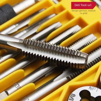 Effective Set metric de tap and die, unealtă manuală de filetare, cheie pentru tap