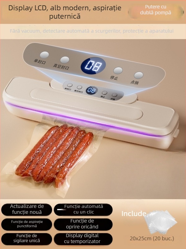 Mașină de sigilat cu vid Luyao pentru pungile de alimente — Luyao, uz casnic, ambalare în vid pentru prospețime