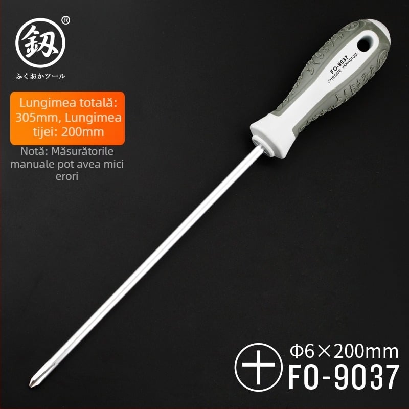 Set de șurubelnițe – Phillips și drept, magnetice, din oțel-carbon