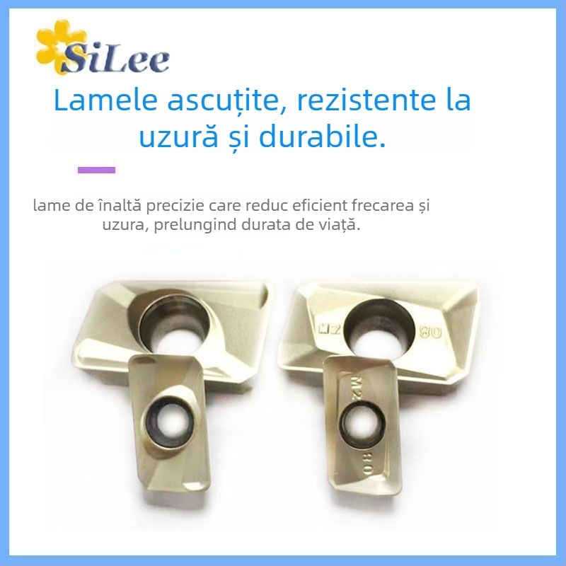 SiLee APMT1135 Inserție din carbură, acoperită, pentru frezare brută, clasă 1604