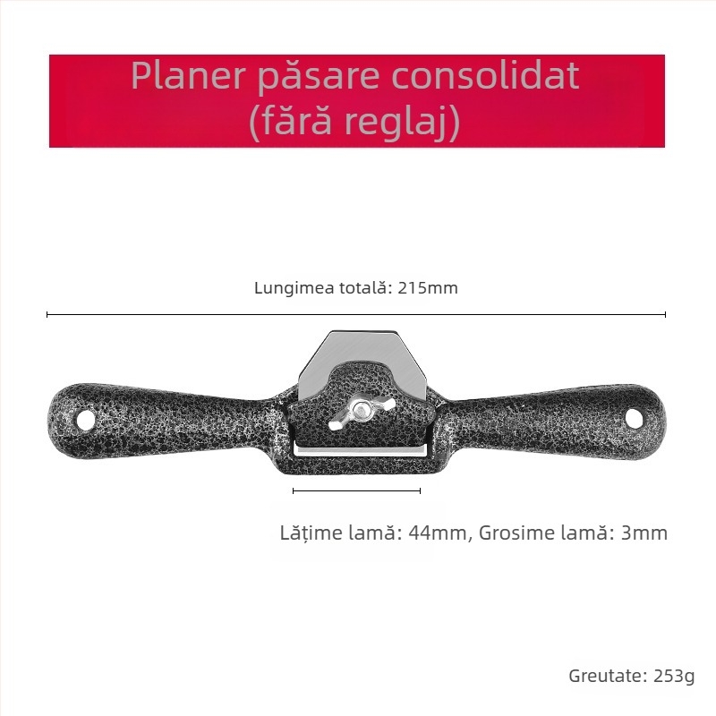 Planer manual pentru prelucrarea lemnului - planer pentru tâmplărie, unealtă manuală (Origine: Consultați serviciul pentru clienți; Varietate: Consultați serviciul pentru clienți; Brand: Altul)