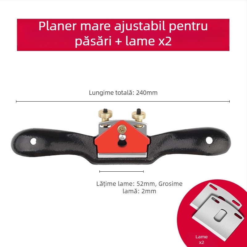 Planer manual pentru prelucrarea lemnului - planer pentru tâmplărie, unealtă manuală (Origine: Consultați serviciul pentru clienți; Varietate: Consultați serviciul pentru clienți; Brand: Altul)