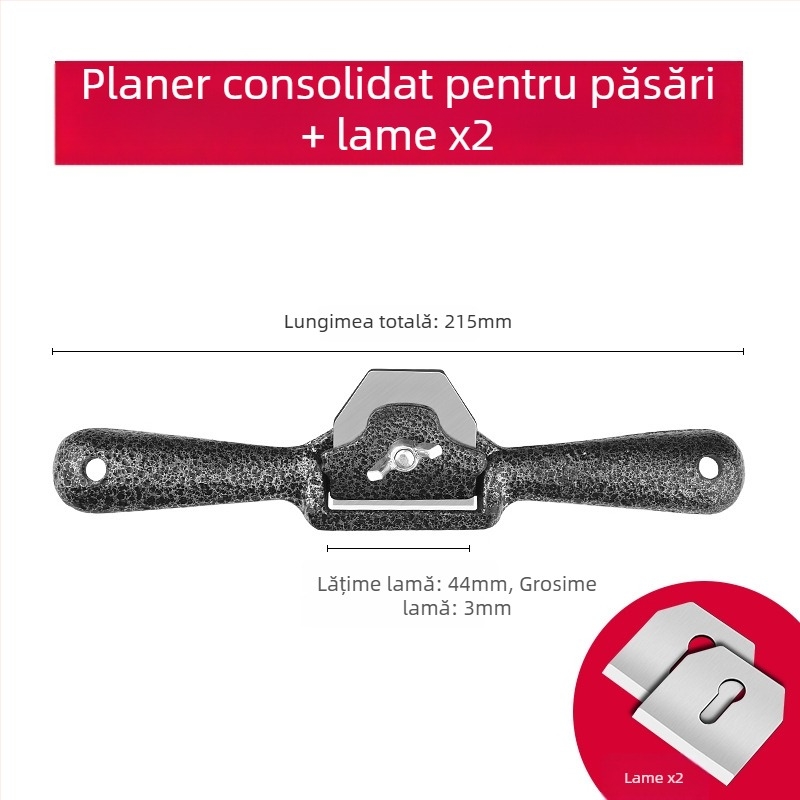 Planer manual pentru prelucrarea lemnului - planer pentru tâmplărie, unealtă manuală (Origine: Consultați serviciul pentru clienți; Varietate: Consultați serviciul pentru clienți; Brand: Altul)