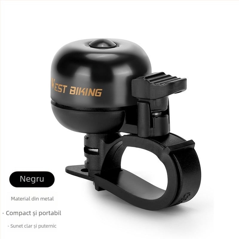 Clopoțel de bicicletă din cupru pentru bicicletă de munte - sunet puternic, model Yp0706067, brand West Rider