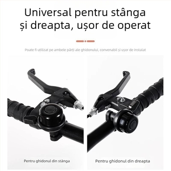 Claxon pentru bicicletă, oțel inoxidabil, New Arrival, Compatibilitate universală, Volum înalt