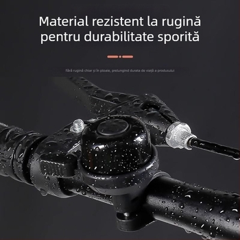 Claxon pentru bicicletă, oțel inoxidabil, New Arrival, Compatibilitate universală, Volum înalt