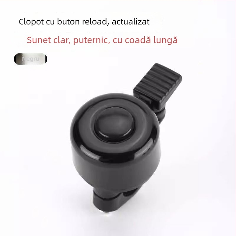 Claxon pentru bicicletă, oțel inoxidabil, New Arrival, Compatibilitate universală, Volum înalt