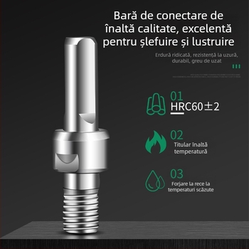 Kit de conversie a bormașinei în șlefuitor unghiular cu adaptor de mandrină, tijă de conectare și cap de tăiere (Warranty)