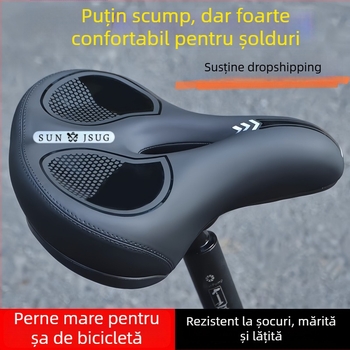 Șa pentru bicicletă Jingxing saddle-608, pernă frontală pentru șa, pentru biciclete de munte, piele cu elasticitate înaltă