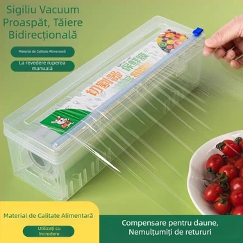 Tăietor pentru folie alimentară și folie de aluminiu cu cutie de ambalare – brand Yijia, nu este importat, fără logo