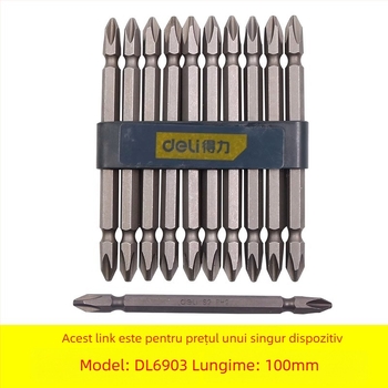 Bit Phillips pentru șurubelniță pneumatică/electrică, cu magnet — cap încrucișat, material: santal mov, marcă: Other