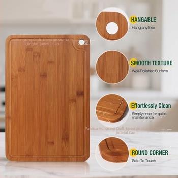 Set de plăci de tăiat din lemn HX-1231, stil modern minimalist, utilizare casnică