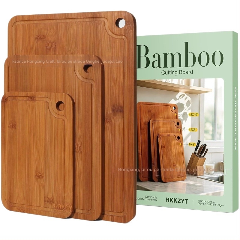 Set de plăci de tăiat din lemn HX-1231, stil modern minimalist, utilizare casnică