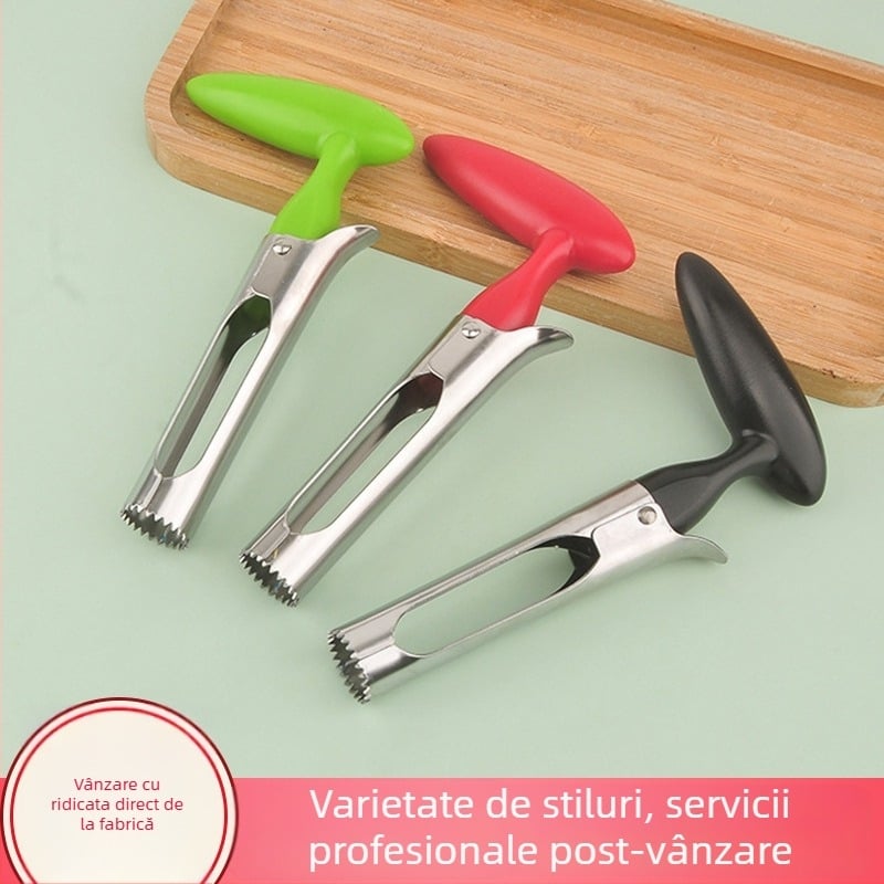 Corer pentru mere și pere din oțel inoxidabil, personalizabil pentru uz casnic, divizor de fructe