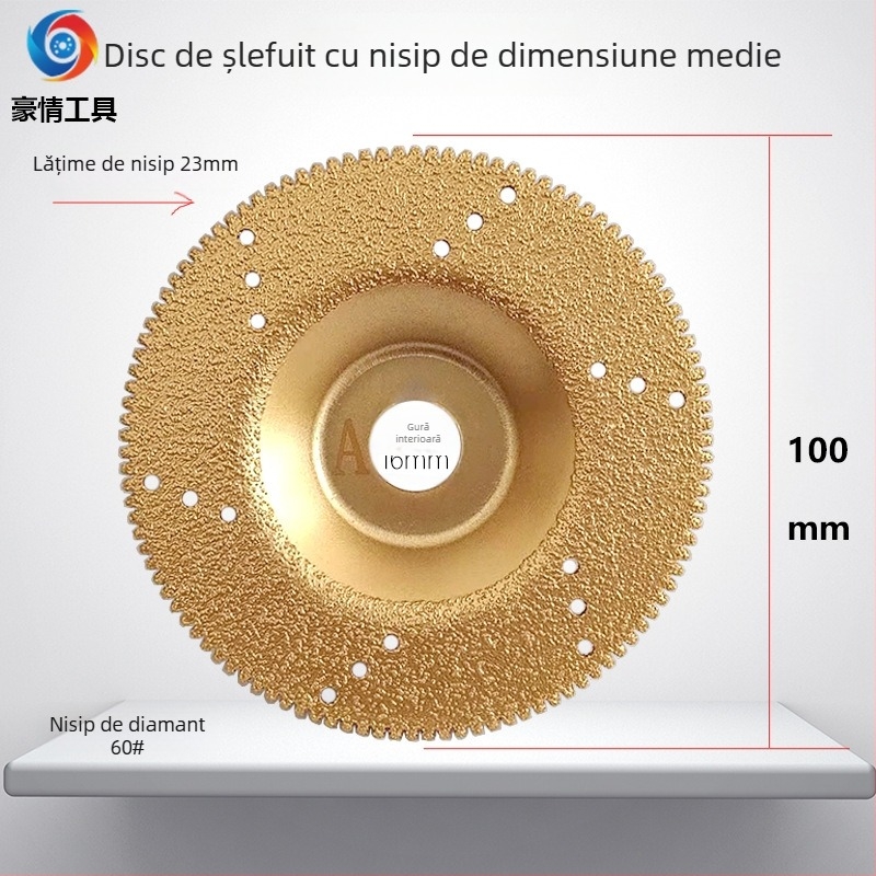 Disc diamant pentru flex – disc arc brazed sudat pentru șlefuire și tăiere marmură, granit, plăci, piatră și sticlă – Pride Tools