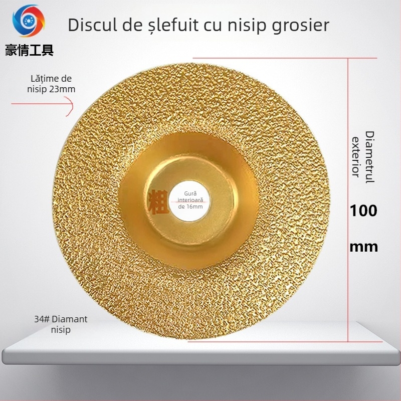 Disc diamant pentru flex – disc arc brazed sudat pentru șlefuire și tăiere marmură, granit, plăci, piatră și sticlă – Pride Tools