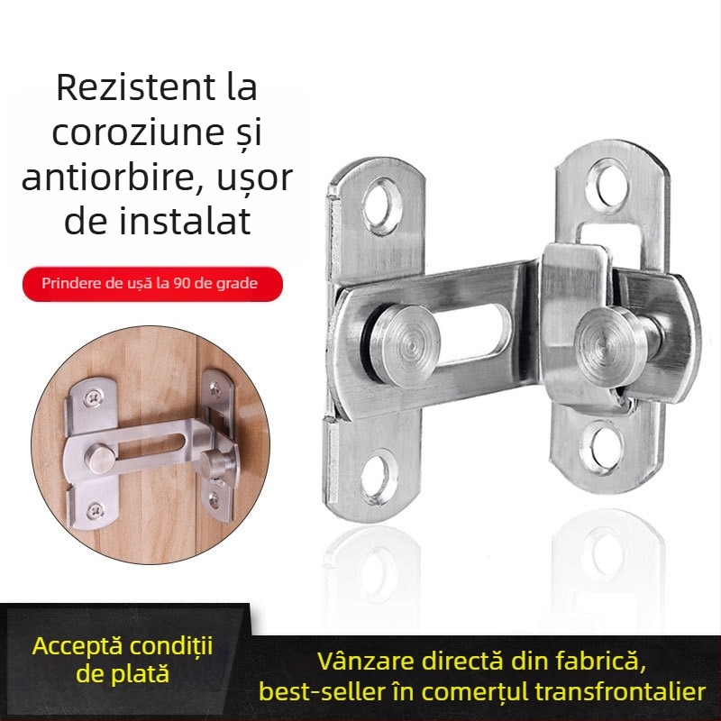 Încuietoare din oțel inoxidabil antifurt pentru uși batante și culisante