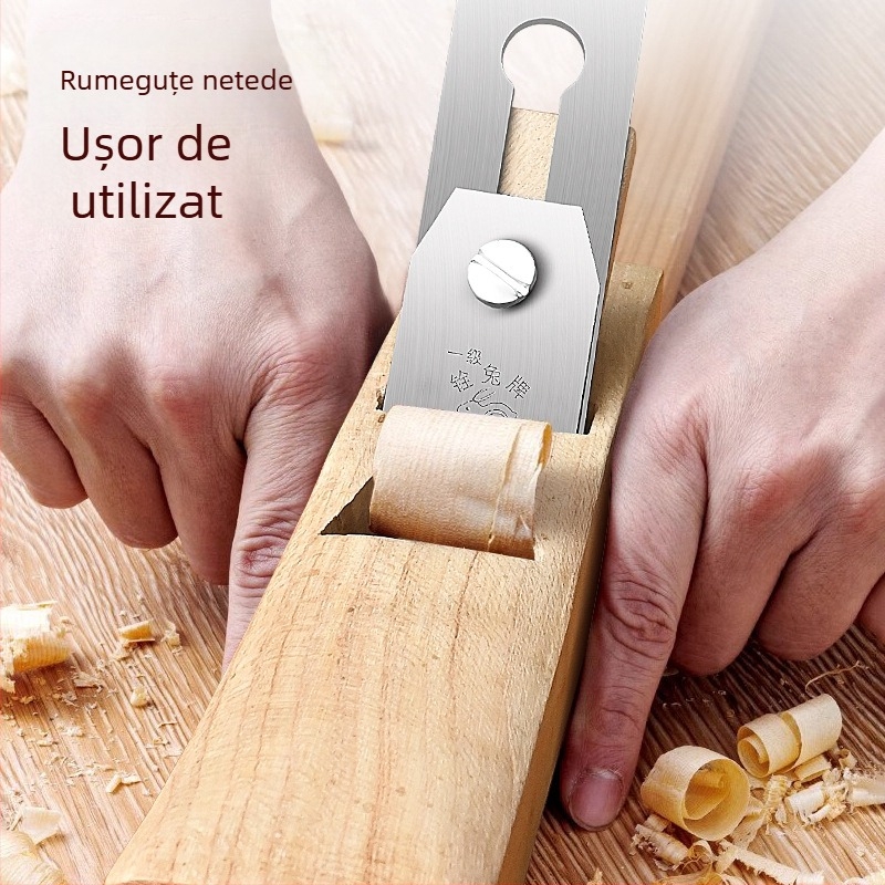 Planer lung plat pentru prelucrarea lemnului — design manual de împingere, unealtă pentru tâmplărie, marca Xing Deshun, marcă privată licențiată, piața principală: Oceania