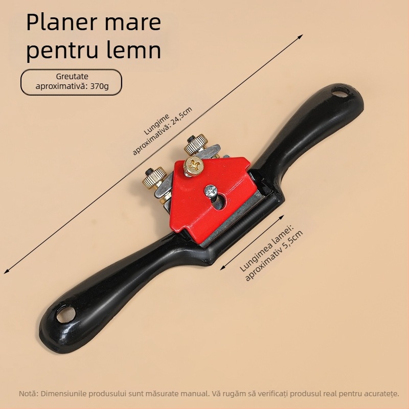 Planer lung plat pentru prelucrarea lemnului — design manual de împingere, unealtă pentru tâmplărie, marca Xing Deshun, marcă privată licențiată, piața principală: Oceania