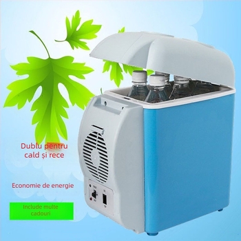 Frigider auto cald și rece pentru mașină și casă, 12–24V DC, 30–48W, 2,5 kg, răcire la 18°C, încălzire la 70°C