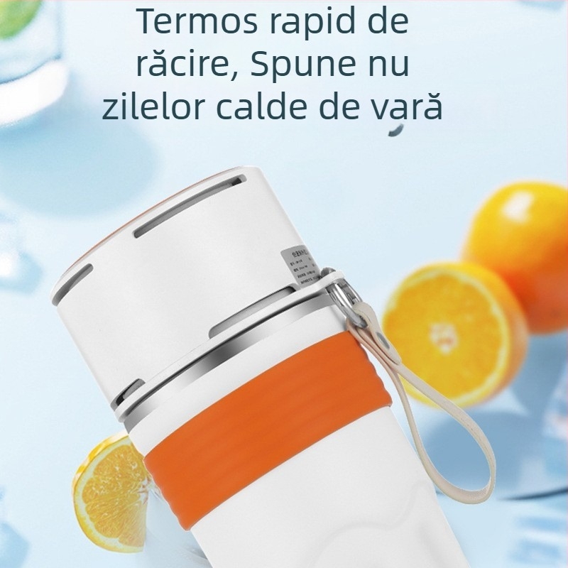 GN-L08 Căniță de călătorie din oțel inoxidabil pentru refrigerare sau încălzire, 15W