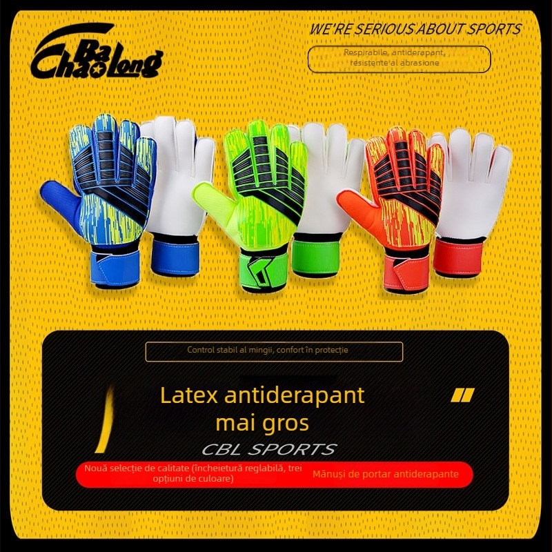 Mănuși portar fotbal – latex, unisex, cod 838, procesare personalizabilă